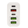 Karikues muri Spacer QC, 38W, 5 porta USB dhe USB-C, i bardhë