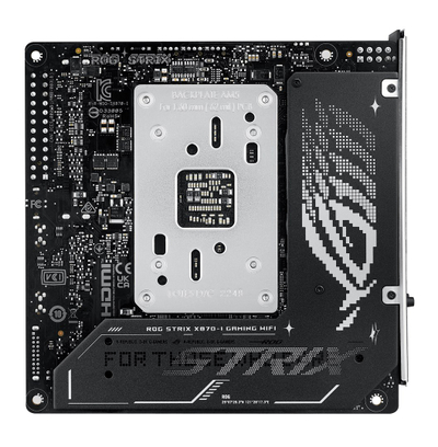 Pllakë amë ASUS ROG Strix X870-I Gaming WiFi, AMD X870, Socket AM5, Mini ITX, e zezë