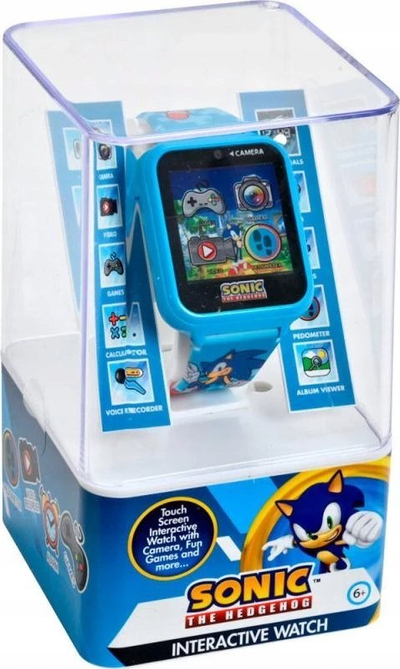 Smartwatch për fëmijë Euroswan Sonic SNC4055, 10 funksione, kamerë, blu