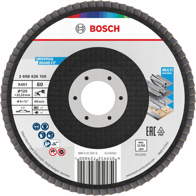 Disk bluarës Bosch Accessories 2608626150, për metal, i fortë