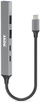 USB C хаб Port Designs 900163, 4 порти, 5 Gbps, сребрен