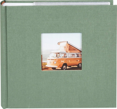 Album fotografik Goldbuch Bella Vista, 23x23.5cm, 200 foto 10x15cm, jeshil