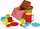Set lodrash pikniku ML Toys Funny Picnic, 35 copë, për fëmijë 3+ vjeç, shumëngjyrësh