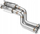 Downpipe shkarkimi BMW E46 M3 M3 CSL S54, 63.5 mm, çelik inox