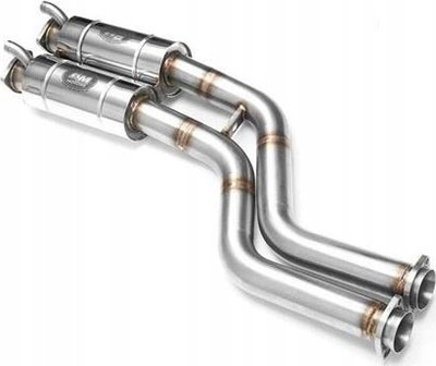 Downpipe shkarkimi BMW E46 M3 M3 CSL S54, 63.5 mm, çelik inox