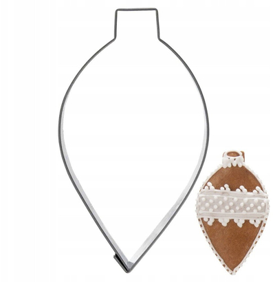 Forma prerëse Orion Cookie Cutter Steel Bauble, çelik inox, 9 cm, ngjyrë argjendi