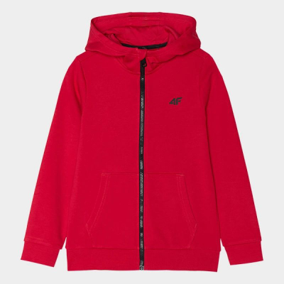 Дуксер 4F Sweatshirt, памук, црвена