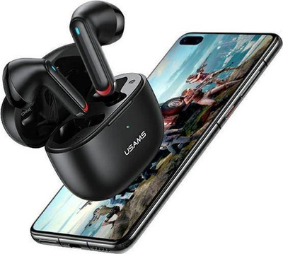 Kufje TWS Usams NX10 Series, Bluetooth 5.2, ENC, të zeza