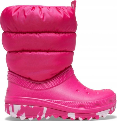 Çizme bore Crocs Classic Neo Puff Boot Toddler Jr 207683-6X0, kalamaj, rozë