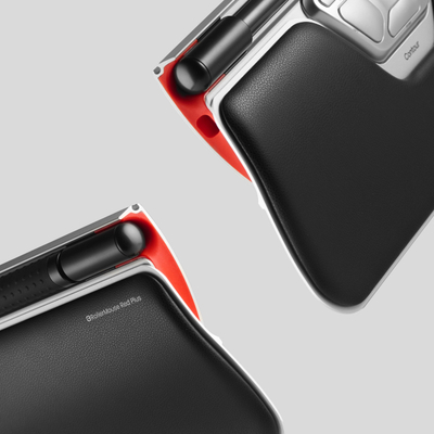 Ергономски глушец Contour RollerMouse Red Plus, 7 копчиња, со кабел, сребрен
