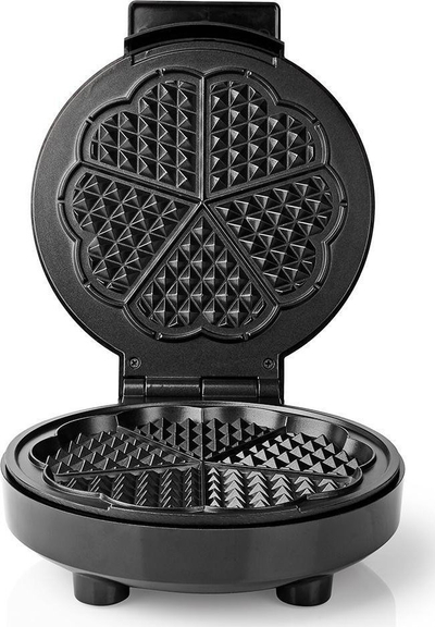 Aparat për waffle Nedis KAWP110BK, 19cm, 1000W, i zi
