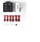Backplane Chieftec CBP-625, 6x 2.5" HDD SSD, 5.25", metalik i zi