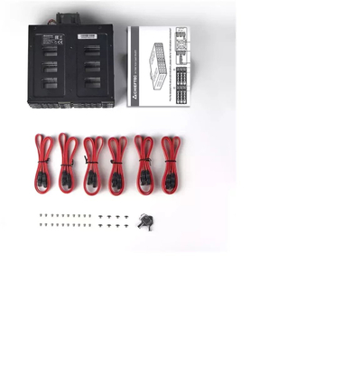 Backplane Chieftec CBP-625, 6x 2.5" HDD SSD, 5.25", metalik i zi