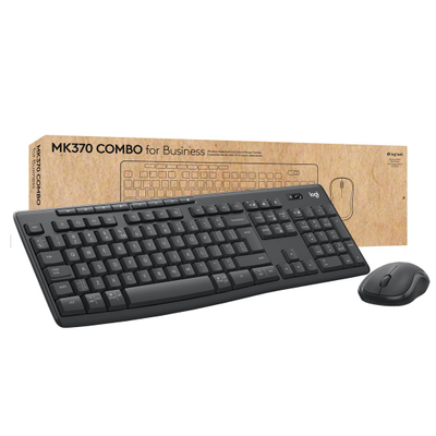 Kombinim tastiere dhe mausi Logitech MK370, wireless, Bluetooth, grafit