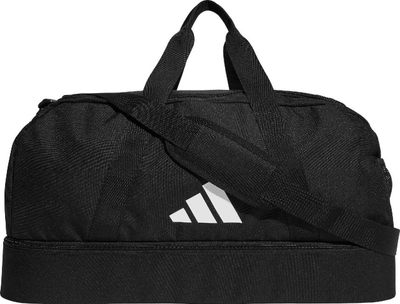 Çantë sportive Adidas TIRO Duffel Bag BC M HS9742, madhësi e mesme, poliester, e zezë