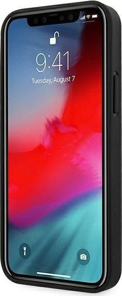 Kapak telefoni Ferrari Quilted, për iPhone 12 12 Pro, lëkurë, i kuq