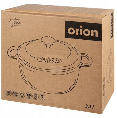 Tigan gize Orion, 3.3L, i përshtatshëm për furrë, blu e errët