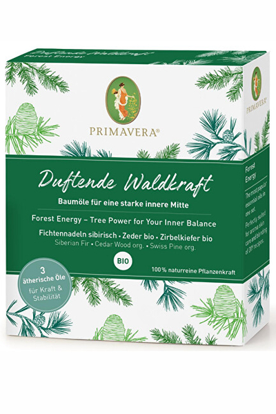 Set Primavera Aroma First Aid Forest Energy, Vaj aromatik 3 x 5 ml