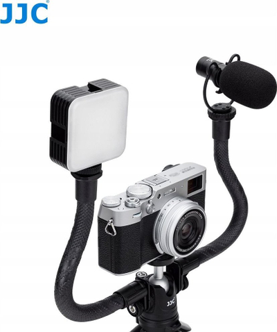 Krah i lëvizshëm për tripod JJC FXB K2, me cold shoe, me adapter qëndrimi, i zi
