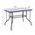 Set ngrënieje metalik 5-pjesësh gri 110×60 cm (HM5193.01), gri