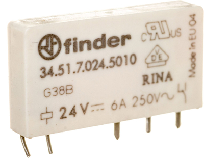 Ndërprerës Finder 1P 6A DC, 24V