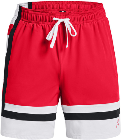Pantallona basketbolli Under Armour Baseline Woven, për meshkuj, të kuqe