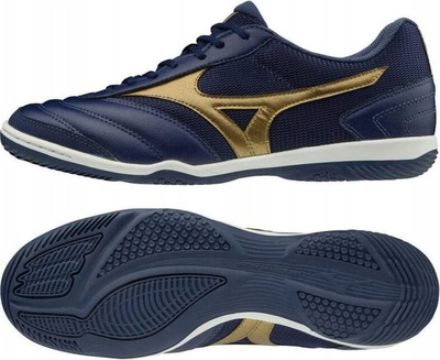 Atlete futbolli Mizuno Morelia Sala Club In, Nr. 42.5, të kaltra / arta (Q1GA190350)