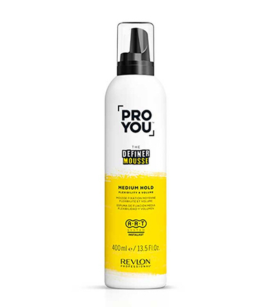 Shkumë me fiksim mesatar Revlon Professional Pro You The Definer Mousse, 400 ml