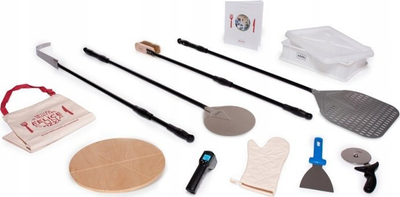Set aksesorësh për pizza Alfa Forni Pizzaiolo, 12 pjesë