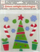 Stiker dekorativ xhel BN Christmas Tree, shumëngjyrësh