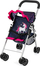 Karrucë lodër për kukulla Bayer Buggy, me tendë dielli, paloset, blu rozë