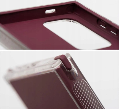 Kuti telefoni megaMOBILE Matrix v2 për Samsung Galaxy S24, TPU i butë, mbrojtje e forcuar, ngjyrë burgundy