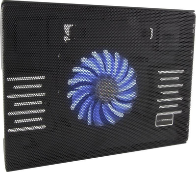 Mbështetëse ftohëse për laptop Esperanza EA142, deri 15.6 inç, me USB, e zezë