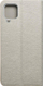 Mbulesë libri Vennus për Samsung Galaxy A12, lëkurë eko, me magnet, argjendi