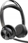 Kufje HP Poly Voyager Focus 2, Bluetooth dhe USB C, me mikrofon me anulim zhurme, të zeza