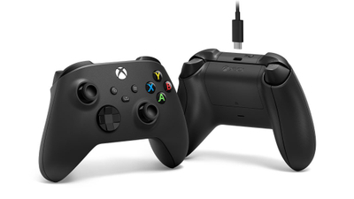 Gamepad Microsoft Xbox Wireless Controller, me kabllo USB C, i zi
