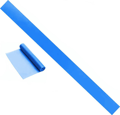 Shirit elastik për ushtrime fitness, 2 m, rezistencë 2–4 kg, blu
