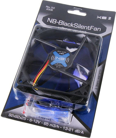 Ftohës Noiseblocker BlackSilent XE2, 92 mm