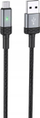 Kабел USB Borofone BU30 Lynk Smart Power Off, USB во Micro USB, 1.2m, 2.4A, црн