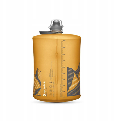 Shishe uji palosëse HydraPak Stow, 1L, BPA free, e verdhë