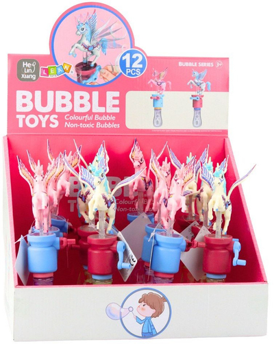 Lodër flluska sapuni Lean Toys Unicorn, 23 cm, shumëngjyrëshe