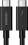 Kabllo UGREEN USB-C në USB-C Thunderbolt 4, 0.8m, 100W, e zezë