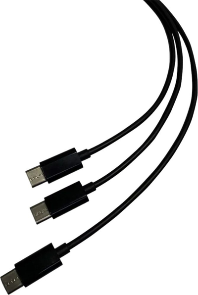 Kabllo karikimi Steelplay Dual Play and Charge PS5, USB C, dyfish, e zezë
