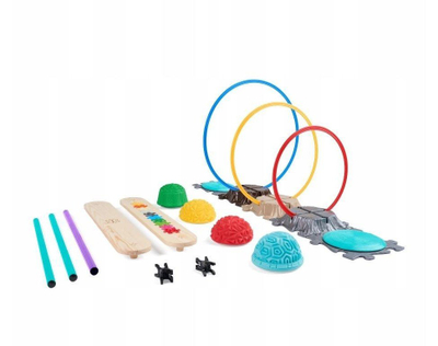 Set pengesash Muffik Active Set Large, 18 pjesë, për kalamaj, shumëngjyrësh