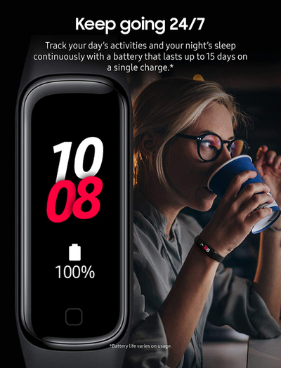 Orë e mençur Samsung Galaxy Fit 2, SM-R220, e zezë