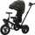 Tricikletë për kalamaj PRO550, rrota 25cm, sedilje 40cm, e zezë