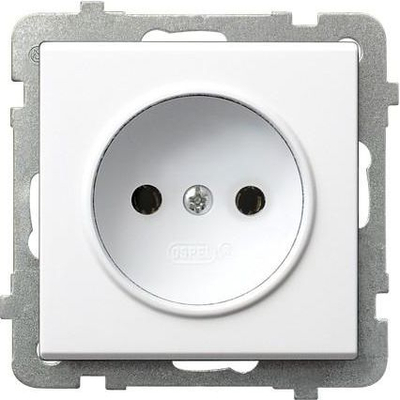 Prizë e brendshme Ospel Sonata GP-1R/m/00, njëfishe, IP20, e bardhë