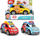 Makina lodër Dickie Toys ABC Toddler Vehicles, me tërheqje mbrapa, 12+ muajsh, shumngjyrëshe