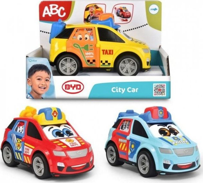 Makina lodër Dickie Toys ABC Toddler Vehicles, me tërheqje mbrapa, 12+ muajsh, shumngjyrëshe
