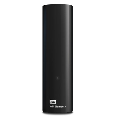 Disk i jashtëm desktop Western Digital WD Elements, 4TB, USB 3.2 Gen 1, i zi